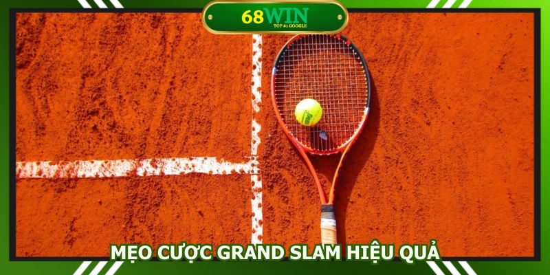 Mẹo cược Grand Slam cần phân tích dữ liệu trận đấu