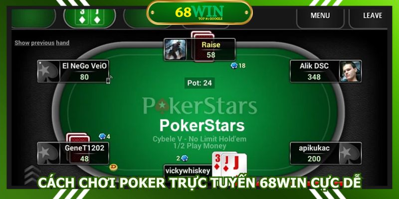 Nắm vững chơi Poker trực tuyến thắng dễ dàng